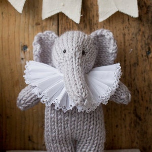 Enid Elephant knitting pattern