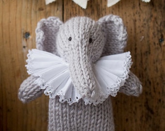 Enid Elephant knitting pattern