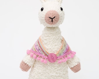 Lowri the Llama knitting pattern