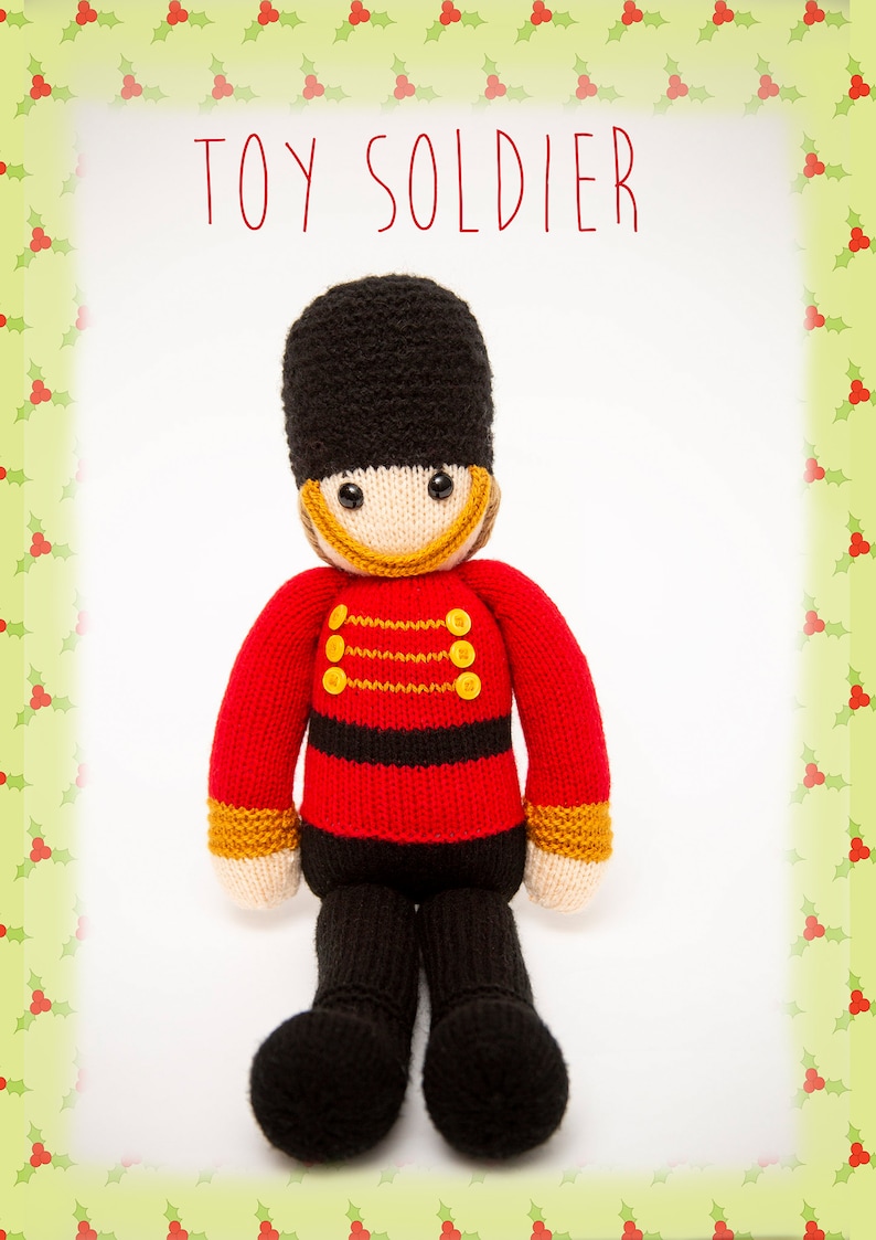 Toy Soldier Knitting Pattern | Etsy UK