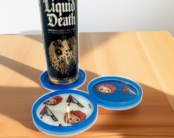 Kawaii Horror Chucky Childs Play Coaster Set