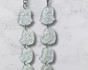 Ghosties Long Dangle Earrings