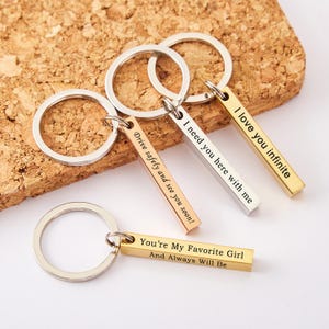 Custom Drive Safe Keychain,Personalized Bar Keychain,Customizable Couple Keychain,Custom Gift For Him,New Driver Gifts,Custom Birthday Gift