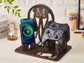 Personalized Controller and Headphone Stand,Custom Headset Holder with Phone Holder,Engraved Docking Station,Boyfriend Gift,Christmas Gift