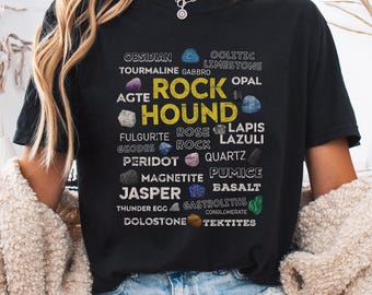 Rock Hound Png, Geology Digital File, Gemstone Collection Png, Mineral Names Design, Crystal Lover Svg, Geologist Png, Rock Collector Gift