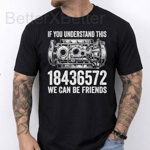 Mekanikerskjorta unisex t-shirt, om du förstår detta 18436572 kan vi vara vänner, motorbyggare bilkille garage skjorta