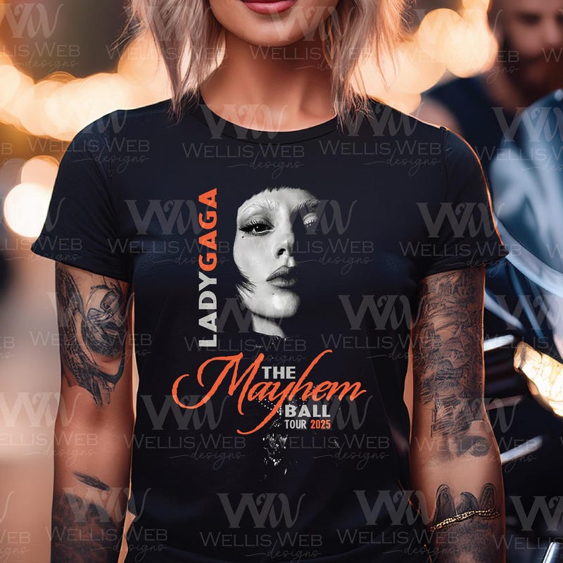 Lady Gaga Art Pop Teaser T-Shirt Ufficiale Donna - 100% Cotone - Girocollo Manica Corta