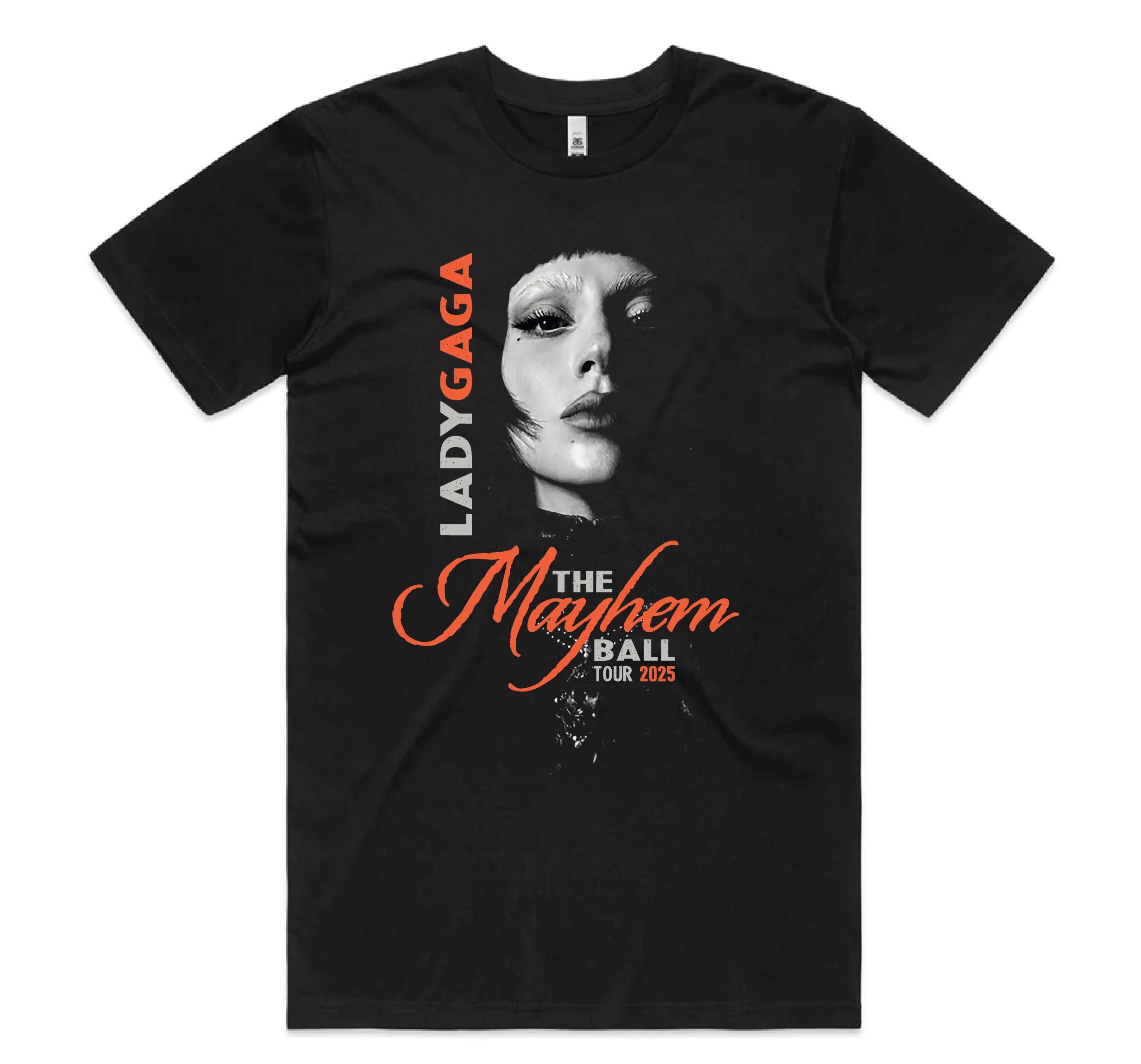 レディー・ガガ メイヘム・ボール・ツアー 2025 PNG: Tシャツ印刷可能