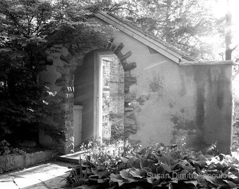 Memories of Rosetta, blank card, write your own msg, old schoolhouse, Scarborough, Toronto, Canada