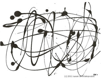 Hypnotique - abstract print, wall art, home decor, office decor