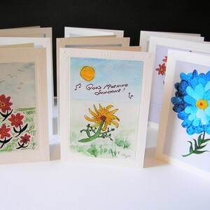 Good Morning Sunshine, carte vierge, écrivez votre propre msg. tournesol amitié pensant à toi carte vierge