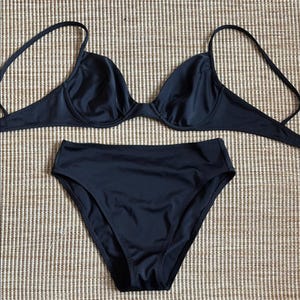 La Perla Classic Black Bikini Set Size 12