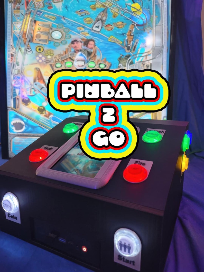 Pinball 2 Go Portable Pinball System - Etsy