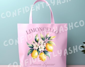 Limoncello Lemon PNG: Vintage Italian Summer Design (Digital Download)