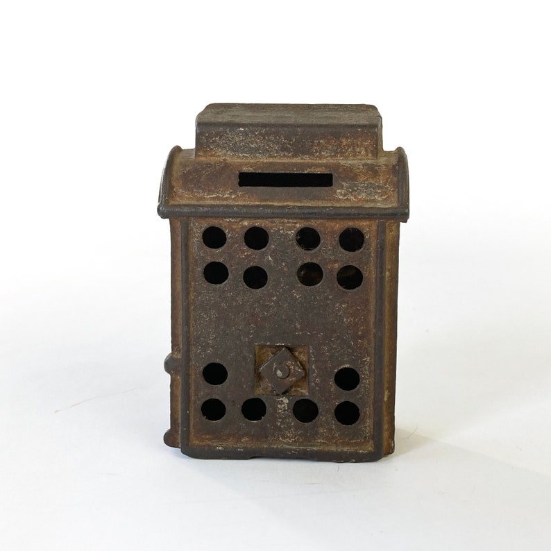Antique Cast Iron US Mail Letter Box Eagle Bank Etsy