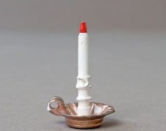 Vintage Dollhouse Miniature Fairy Garden Candle Stick