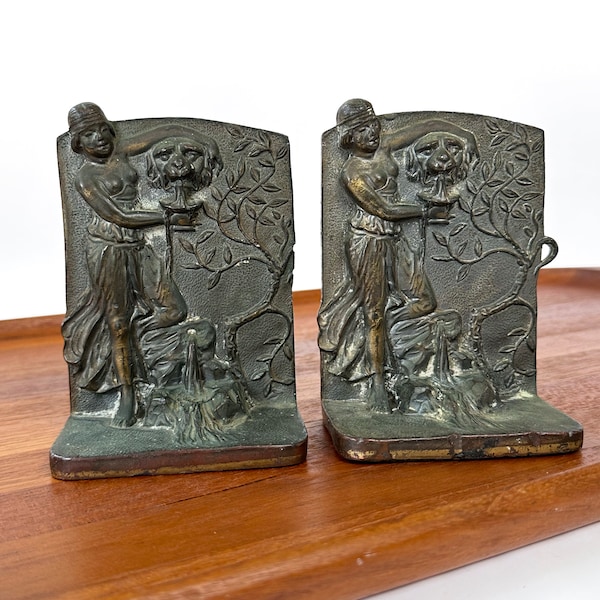 Art Deco Bookends Etsy
