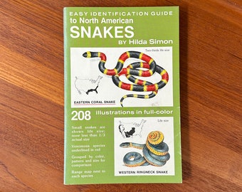Vintage Snake Identification Book