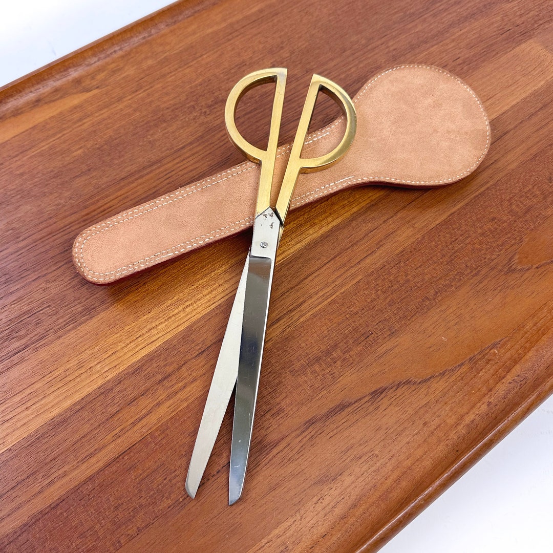 Vintage Art Deco Scissors in Sheath - Etsy