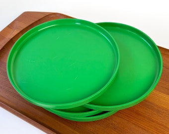 Set of 4 Vintage Heller Dinner Plates By Massimo Vignelli