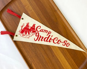 Vintage Camp IndiCoSo Pennant