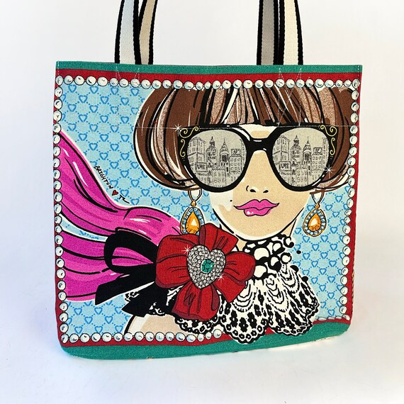 Vintage Brighton Love Tote Bag Large Etsy
