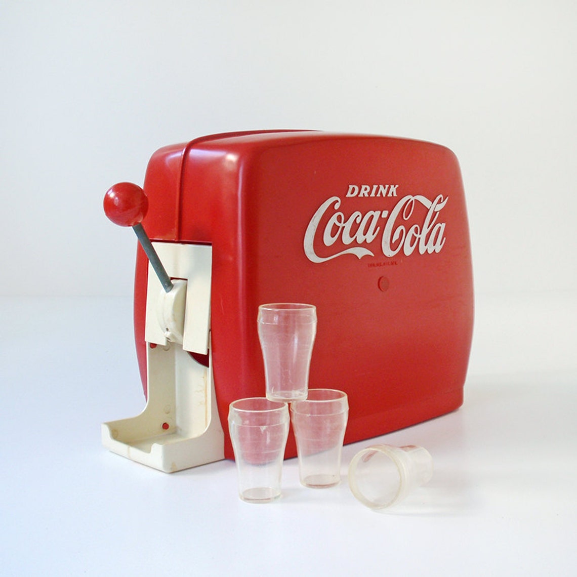 Vintage 1960s Toy Coca Cola Soda Fountain Dispenser Etsy