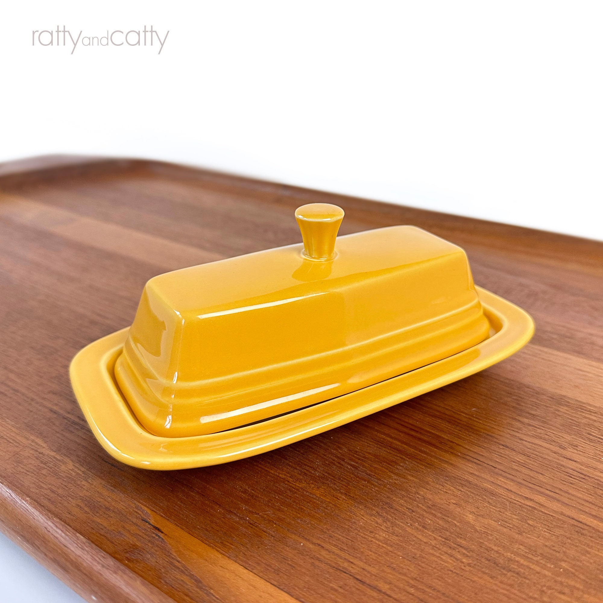 Fiestaware on sale butter dish