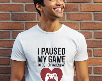 Love Couple Shirt, Boyfriend Gift, Men's Clothing, Husband Gift, Gamer Shirt Gift, Top Selling T Shirts, Etsy Shop Sale, Etsy Sellers