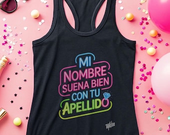 Bachelorette Party Tank Top, Spanish Engagement, Karol G, Festival Outfit, Etsy Shop Sale, Trending Now, Gift for Her, Gifts For Sister
