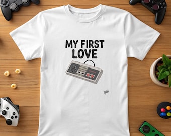 Retro Gamer T-Shirt, Gift for Him, Top Selling T Shirts, Trending Now, Top Sellers, Graphic Tees, Husband Gift, Boyfriend Gift, Etsy Shop