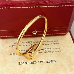 Vintage Juste un Clou bracelet 18k gold size 19