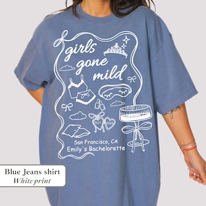 Girls Gone Mild Bachelorette Shirt:Spa Slumber Party Pajama Weekend Tee