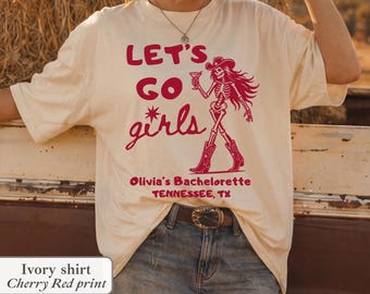 Lets Go Girls Western Bachelorette Shirt Southern Gothic Dark Cowgirl Rodeo Texas Wild Wife