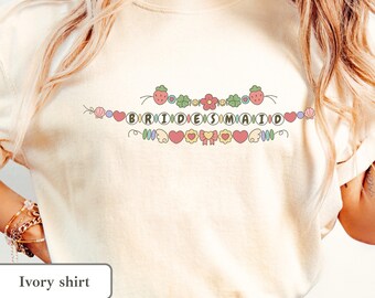 Bridesmaid Friendship Bracelet Bachelorette Shirt: Bride Era Girls Tee