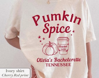 Pumpkin Spice Bachelorette Shirt Picked a Good One Fall Bridal Shower Brunch Autumn