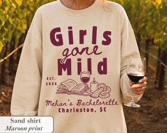 Bookish Bride Bach Wifey Sweatshirt Book Club Party Winery Vino Sister Trip