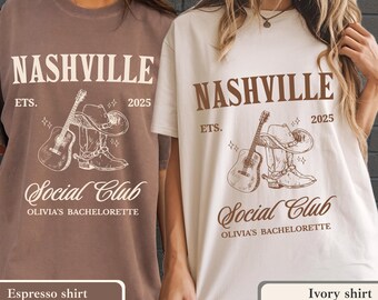 Custom Nashville Bachelorette Party Shirts: Last Rodeo Cowgirl Tees