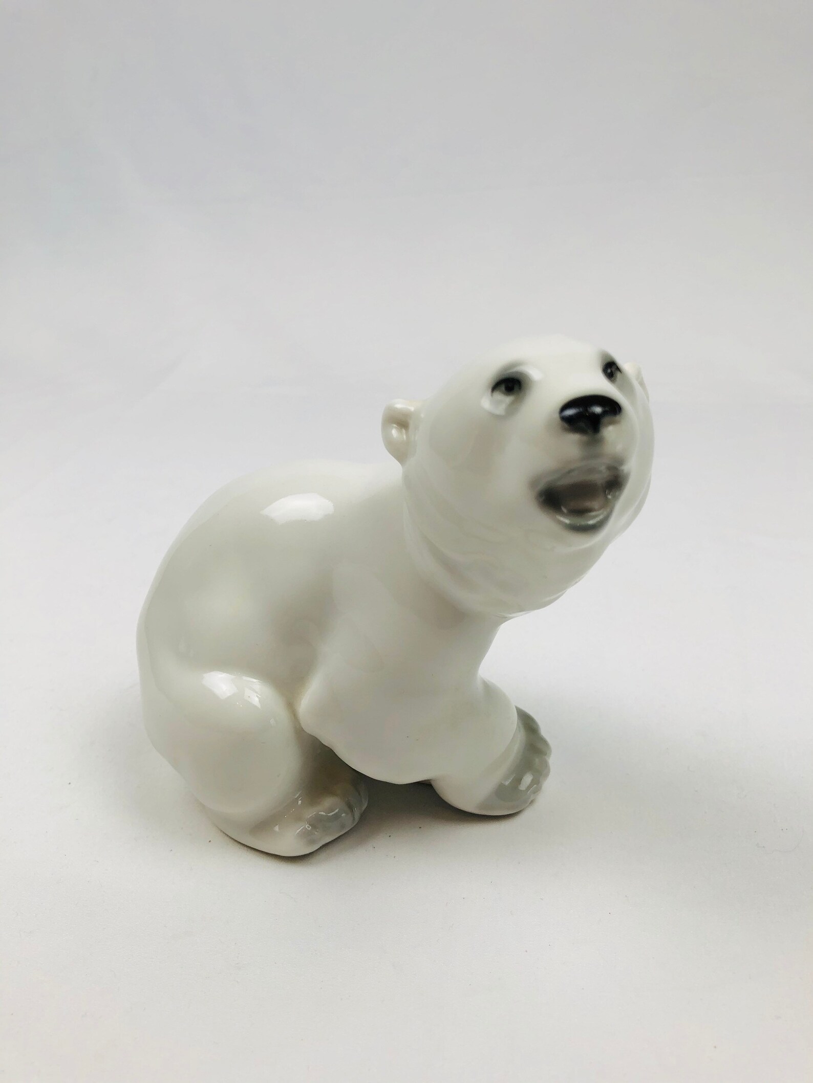 Polar Bear Figurine Vintage Animal Ceramic Bear Bear Etsy UK