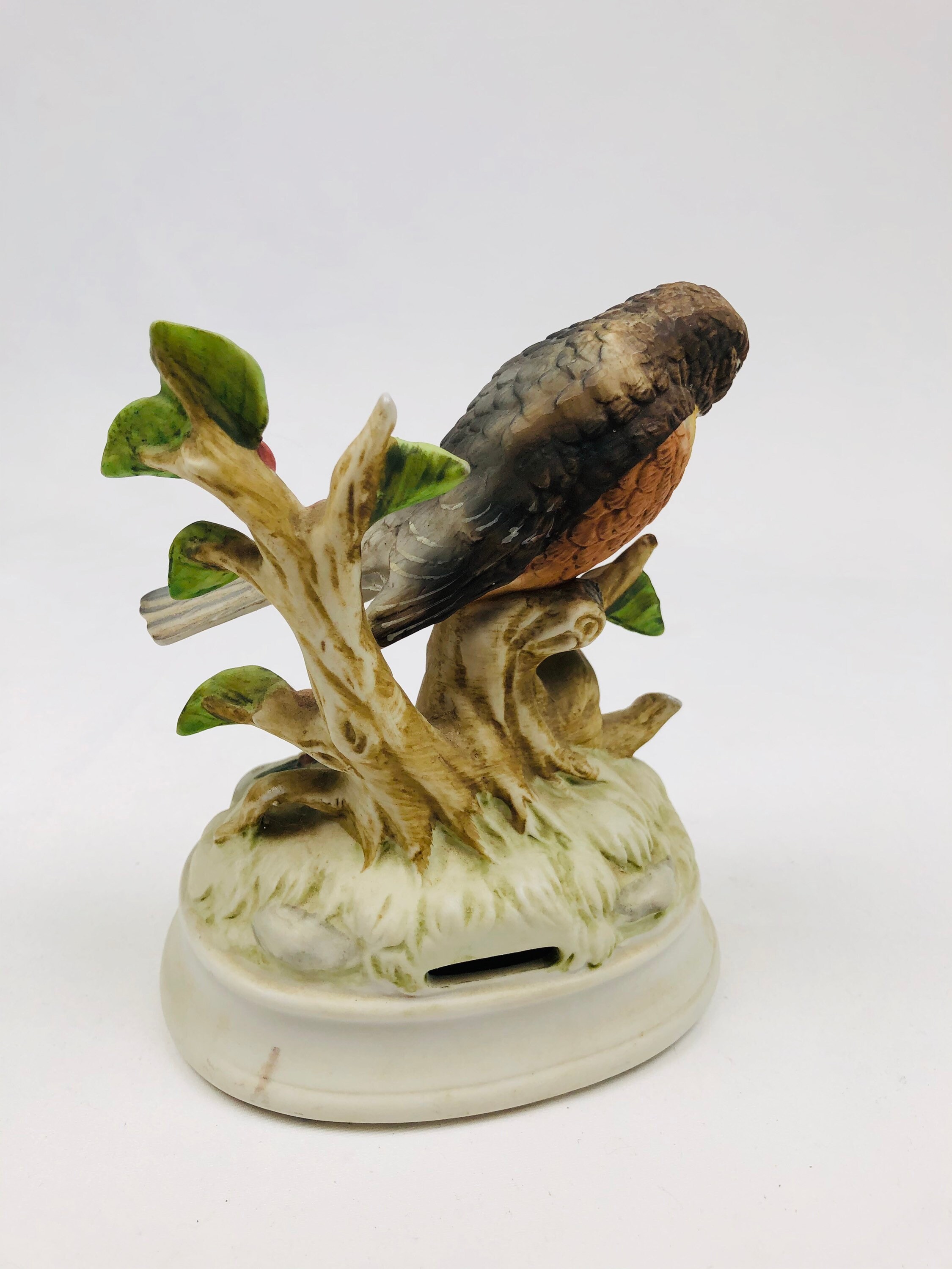 Bird Figurine Vintage Robin Porcelain Figurine Vintage Etsy