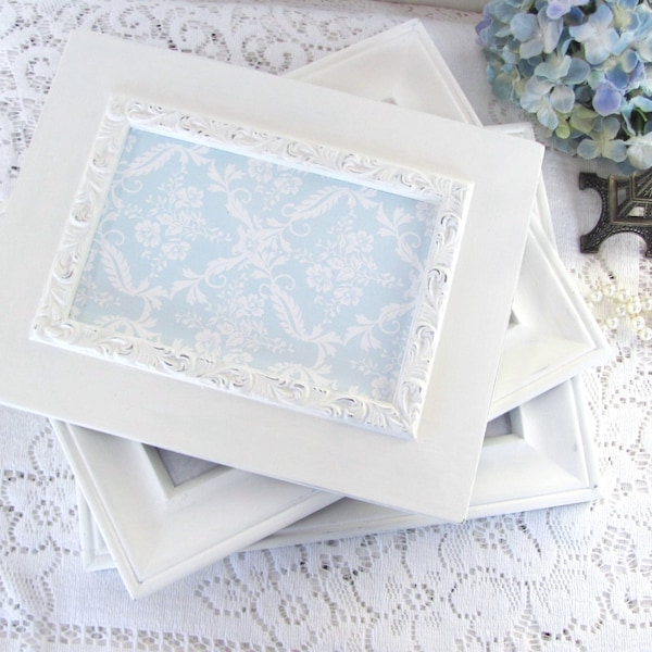 White Picture Frames Etsy