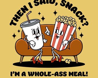 Retro whole meal character PNG