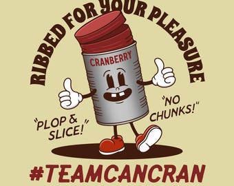 Retro Canned Cran shirt design PNG
