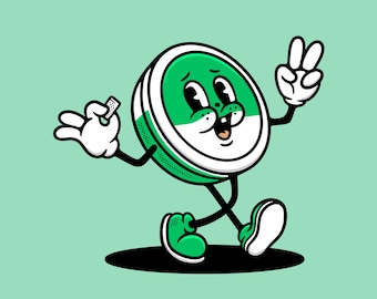 Retro Nic Tin character PNG