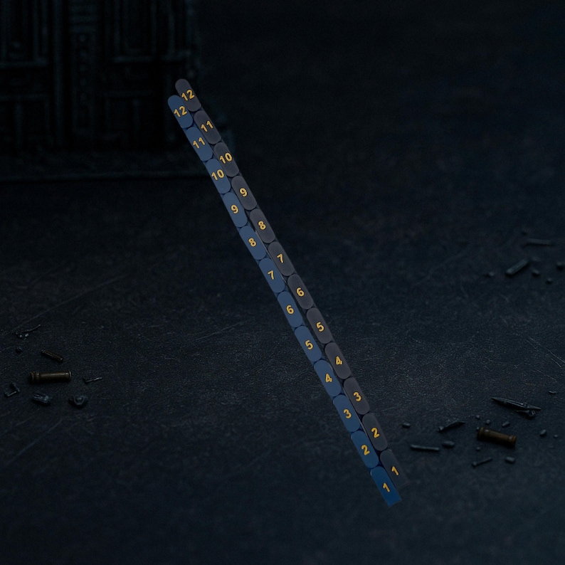 Segmented Rulers Articulated Chain Ruler for War Games | 12-inch Measuring Tool - Etsy