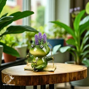 Frog Succulent Planter Pot, Attractive Succulent Pot, Decorative Planter, Plant Lover Gifts
