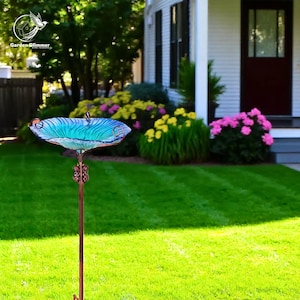 Standing Birdbath, Outdoor Bird Feeder, Attractive Backyard Decor