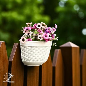 Cesta de plantas suspensa, montada na parede, vaso de flores criativo, cestas de flores suspensas, presentes para amantes de plantas