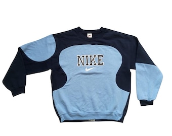 Nike vintage herwerkt geborduurd uniseks sweatshirt maat L