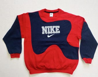 Sudadera unisex Nike vintage reworked bordada, talla L